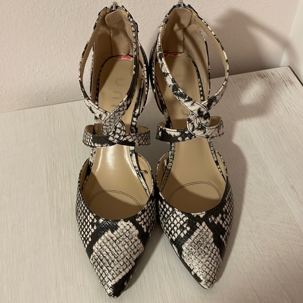 Snakeskin heels
